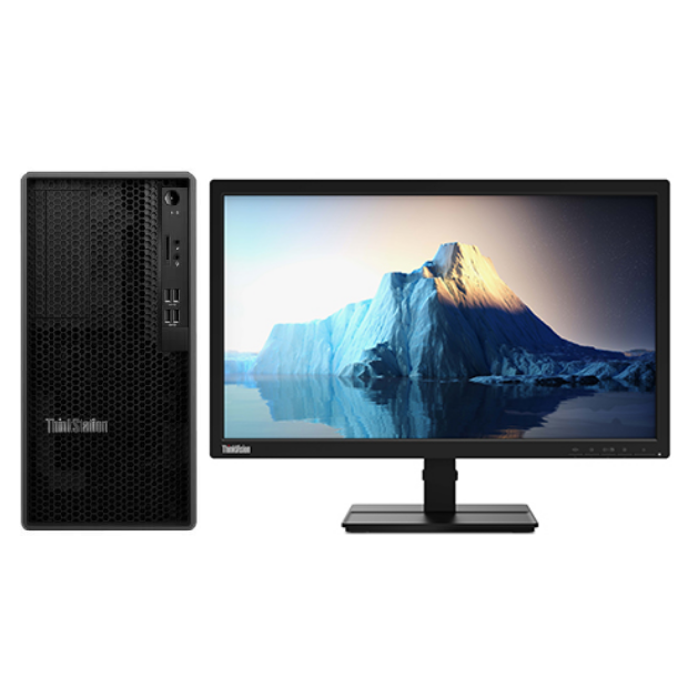 联想/LENOVO ThinkStation K-C1103+ThinkVision TE22-14（21.45英寸） 图形工作站